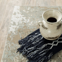 Evolution Beige & Grey Contemporary Rug