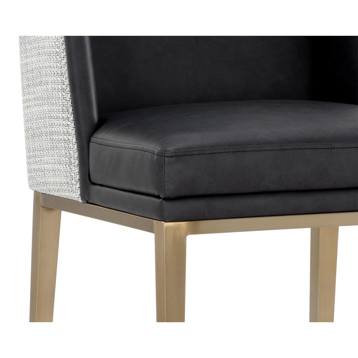 Joplin Counter Stool - Cantina Black|Vera White Pepper