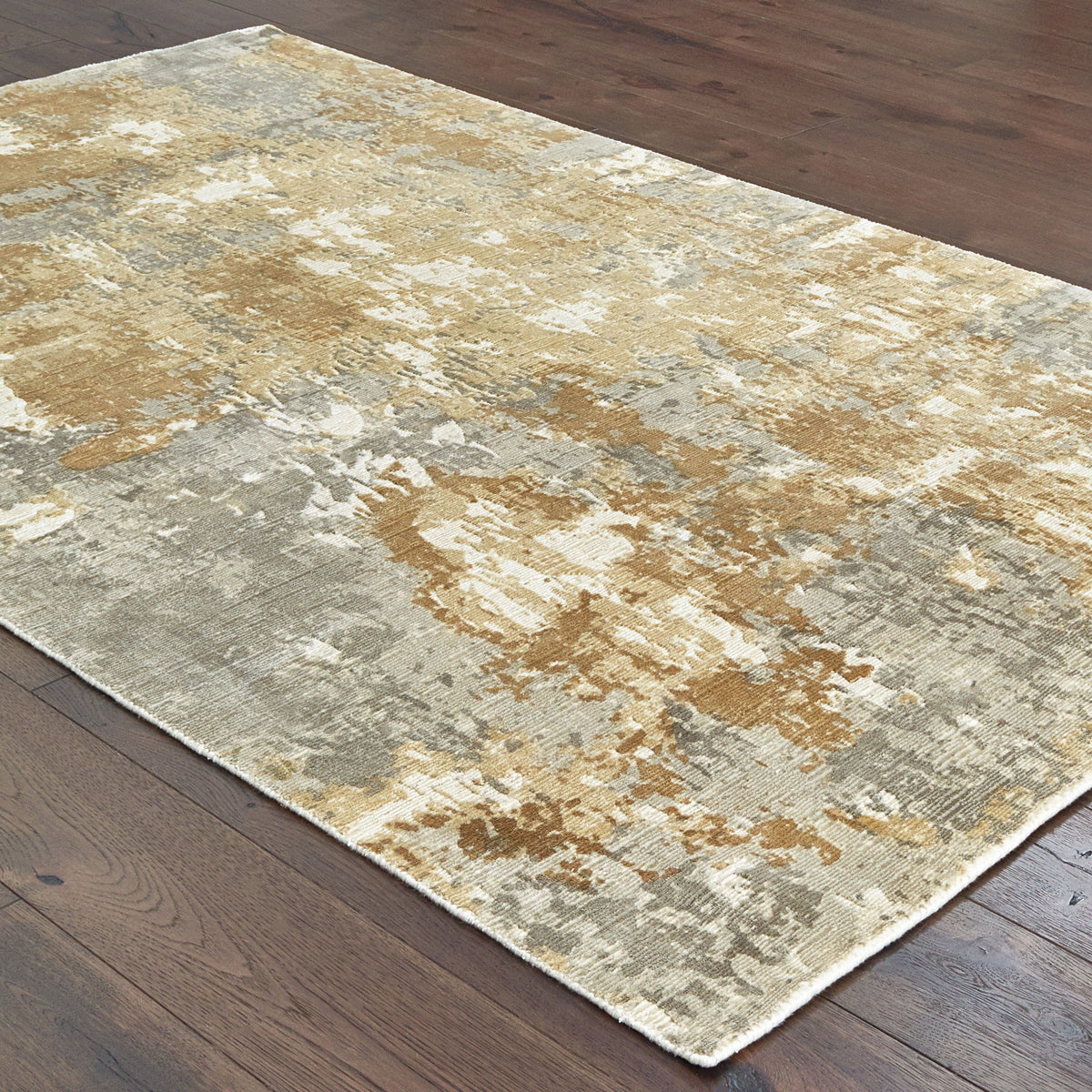 Formations Brown Multi-Colored Casual Rug