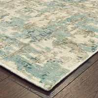 Formations Spa Blue & Green Casual Rug