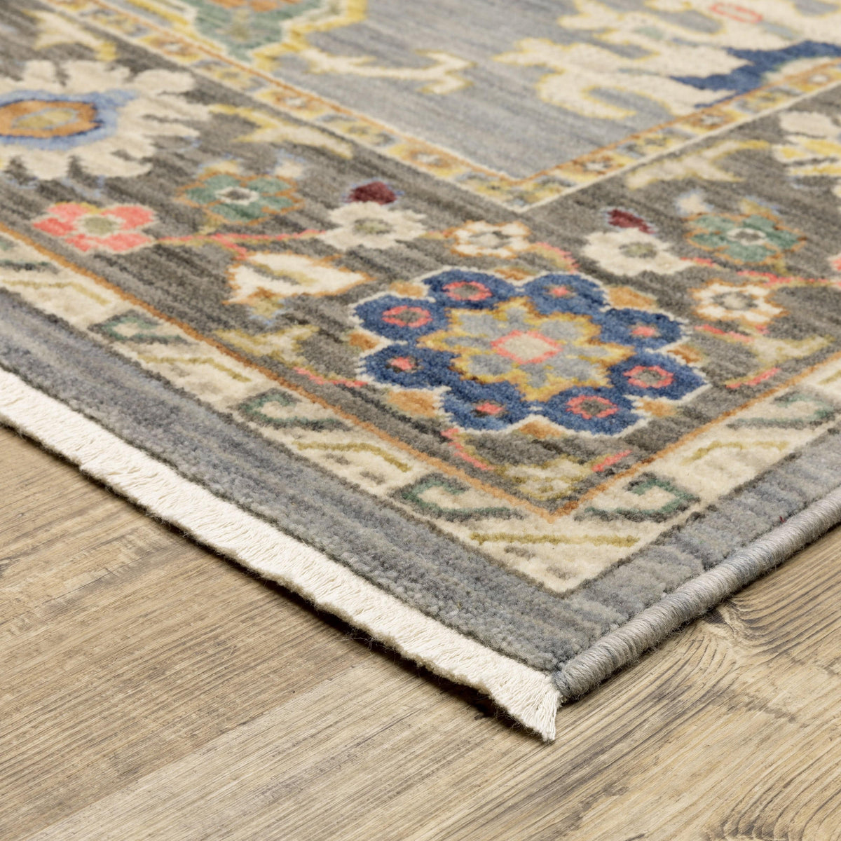 Lucca Blue & Multi Traditional Rug