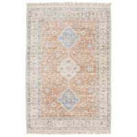 Malabar Orange & Blue Traditional Rug