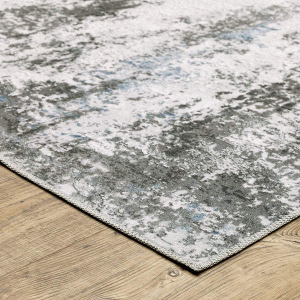 Malibu Ivory & Grey Washable Rug