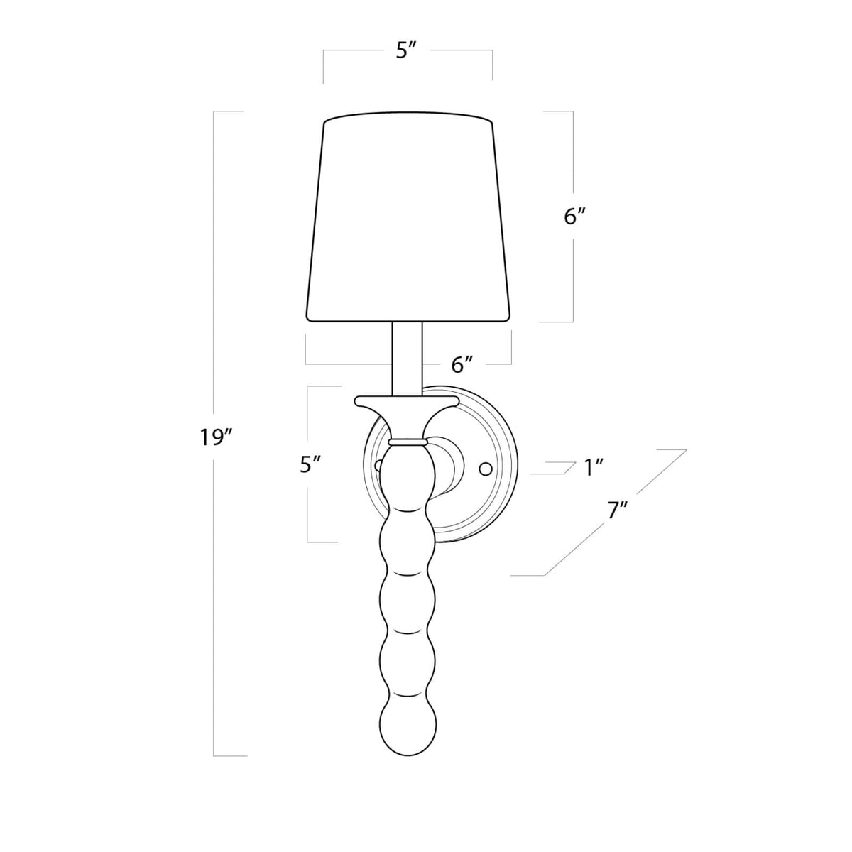 Coastal Living Perennial Sconce Natural
