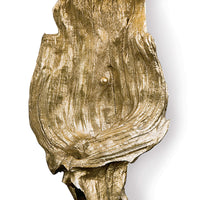Driftwood Sconce Antique Gold Leaf