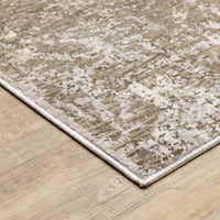Nebulous Beige, Ivory & Grey Contemporary Rug