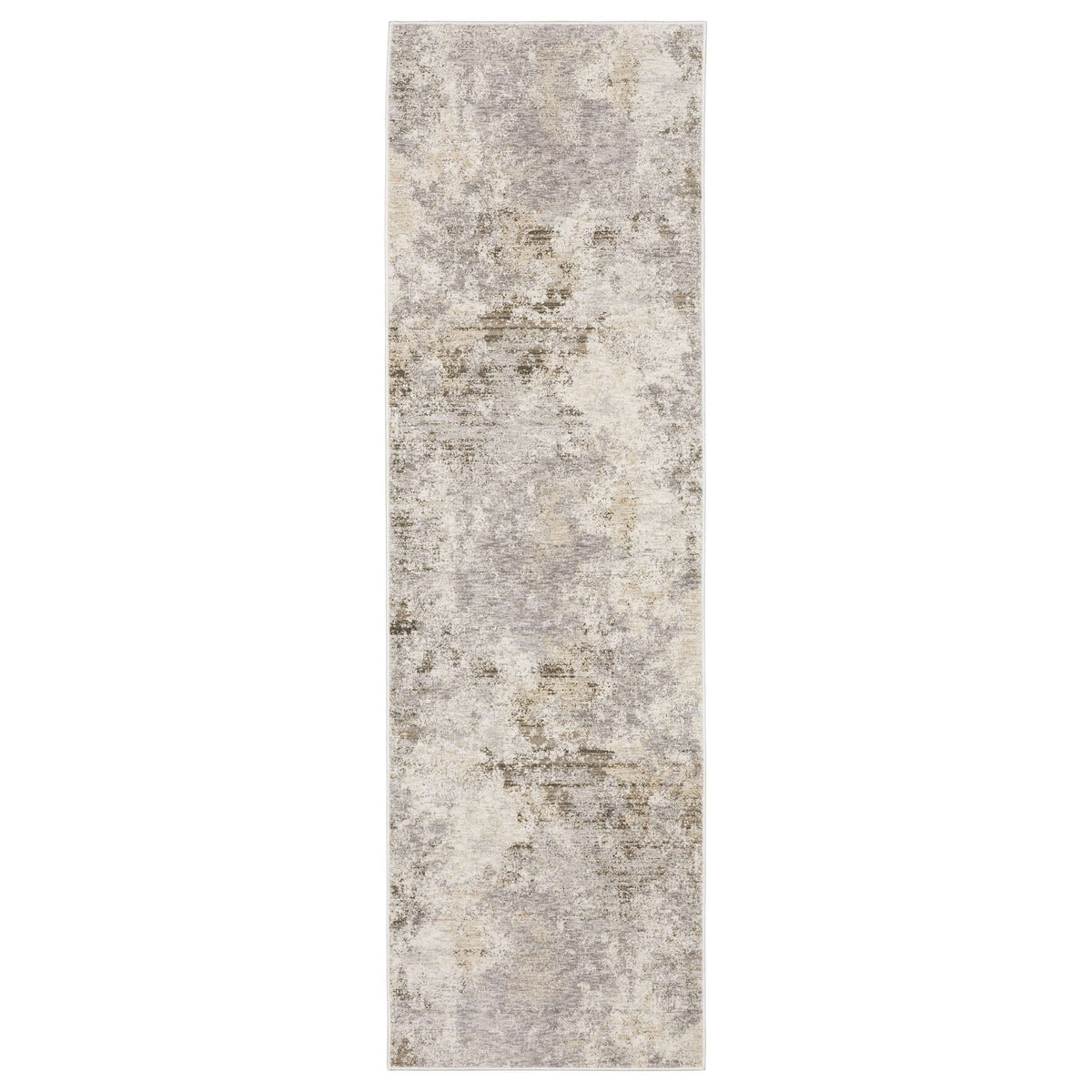 Nebulous Ivory & Beige Contemporary Rug