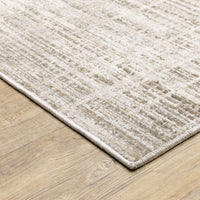Nebulous Beige & Ivory Abstract Rug