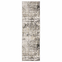 Nebulous Beige, Ivory & Black Contemporary Rug