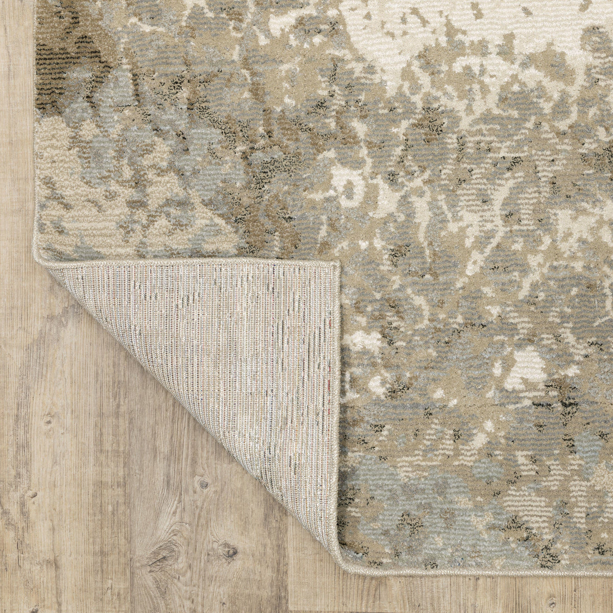 Evolution Beige & Grey Contemporary Rug