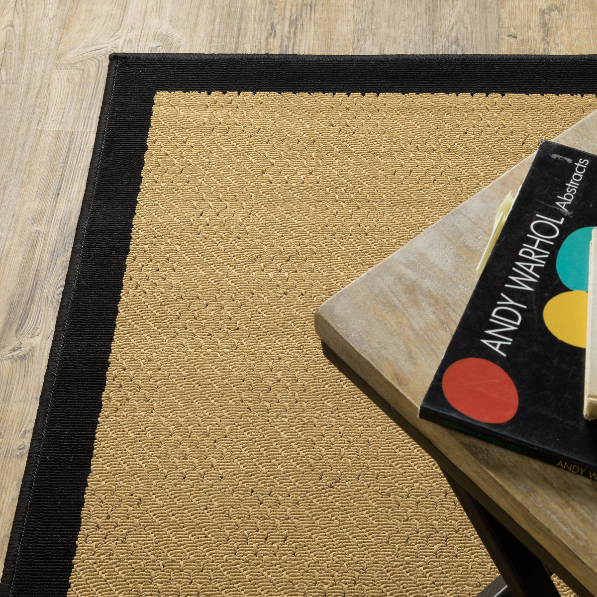 Lanai Beige & Black Outdoor Rug