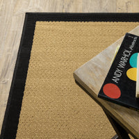 Lanai Beige & Black Outdoor Rug