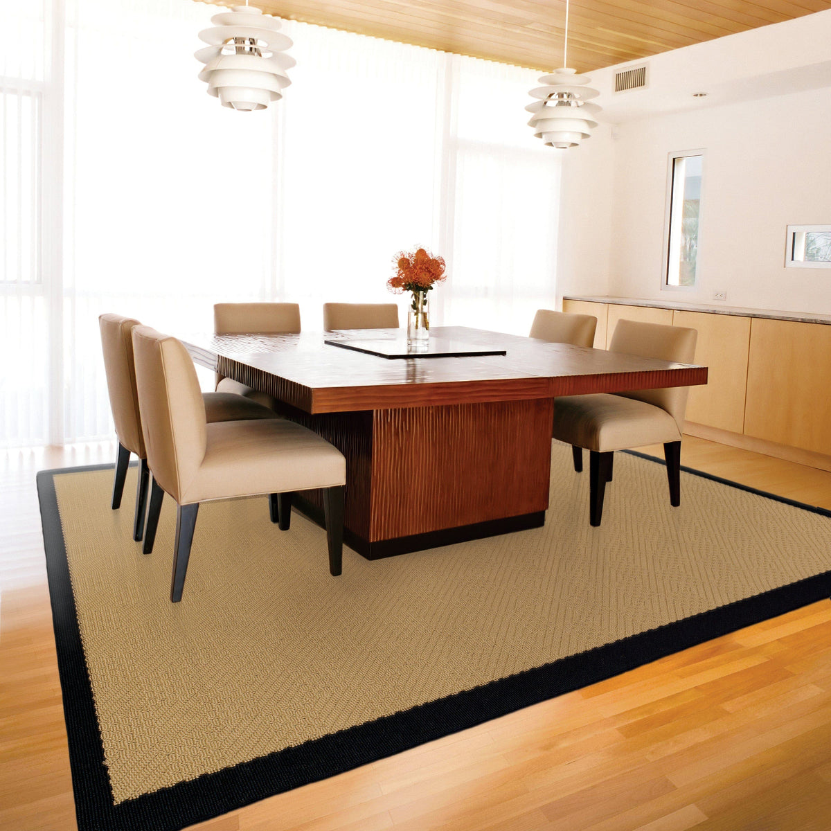 Lanai Beige & Black Outdoor Rug