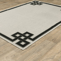Torrey Beige & Black Outdoor Rug