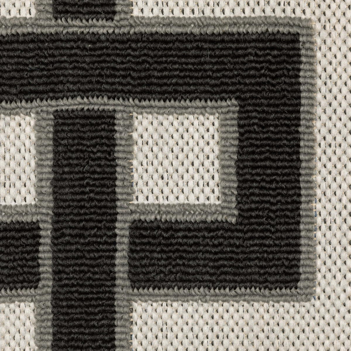 Torrey Beige & Black Outdoor Rug