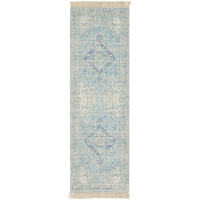 Zainab Sky Blue Hand Woven Rug